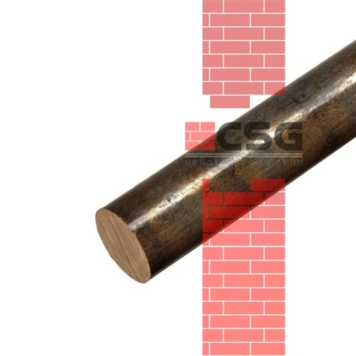 Круг бронзовый 220 прес, марка БрАЖ9-4