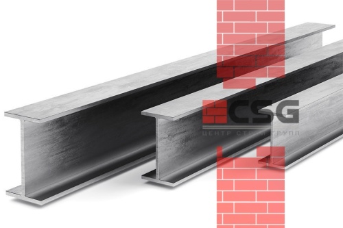 Балка 35 Ш1 ГОСТ Р 57837-2017(АСЧМ 20-93), длина 12 м, марка Ст3