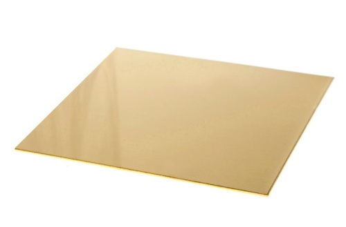 Лист латунный 22х600х1500 горячекатаный, марка ЛС59-1