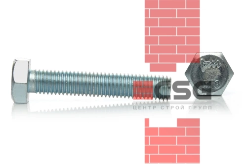 Болт с полной резьбой 8x50 оцинк. DIN 933 (25кг)